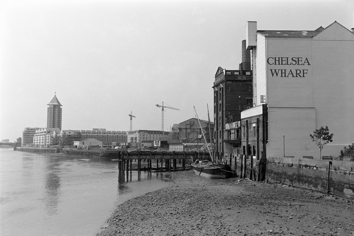 #12 Chelsea Wharf, River Thames, Chelsea, Kensington and Chelsea, 1988