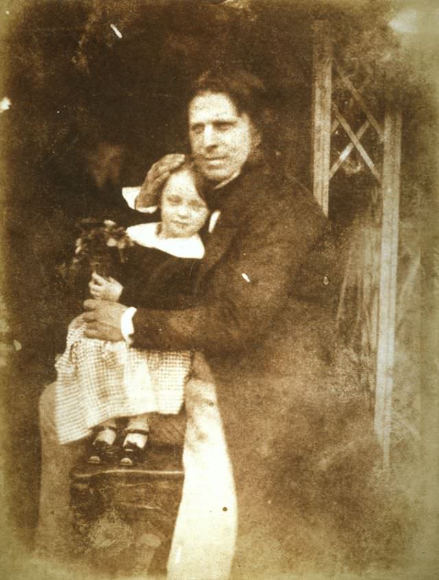 #1 David Octavius Hill with his daughter, Charlotte