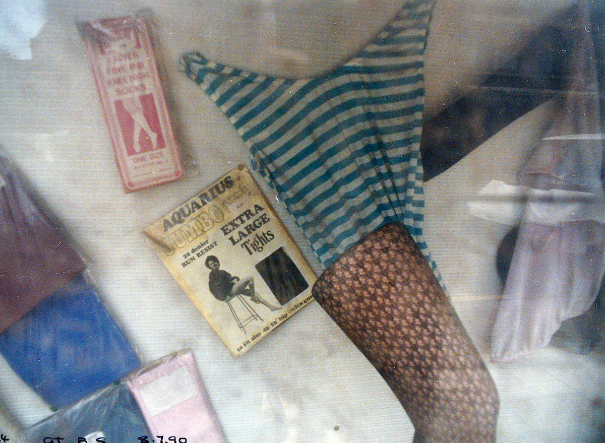#7 Jumbo Tights, Great Eastern St, Shoreditch, Hackney, 1990