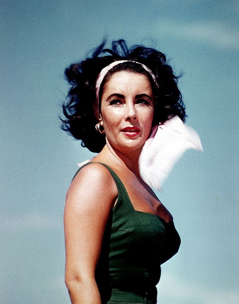 Elizabeth Taylor on the film set of ‘Suddenly Last Summer’.