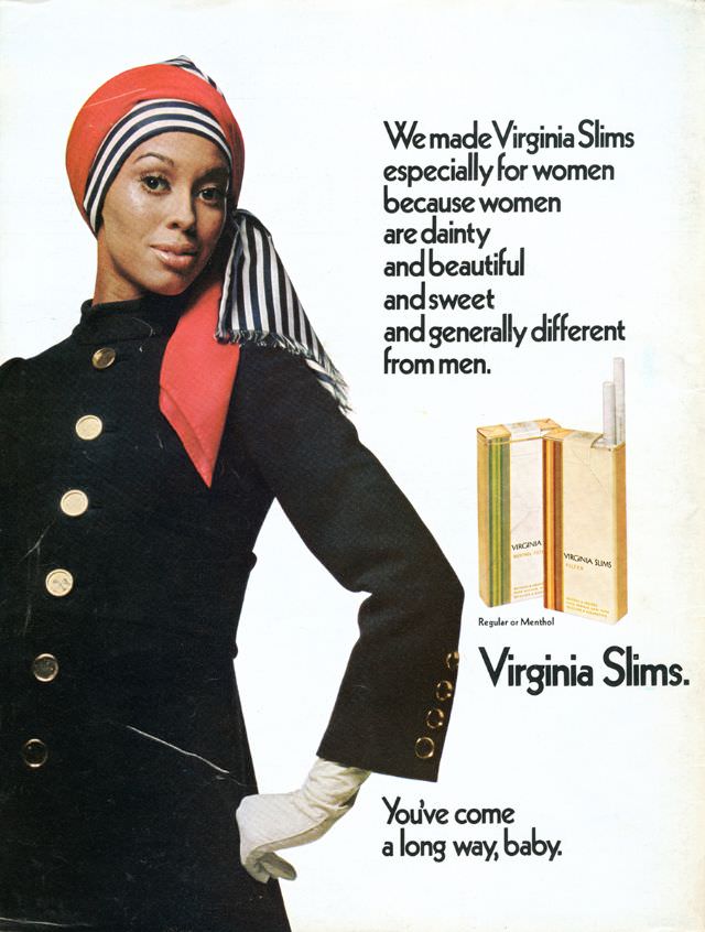 #4  You’ve Come A Long Way, Baby: Vintage Virginia Slims Cigarette Ads from the Early 1970s #4 Vintage Ads
