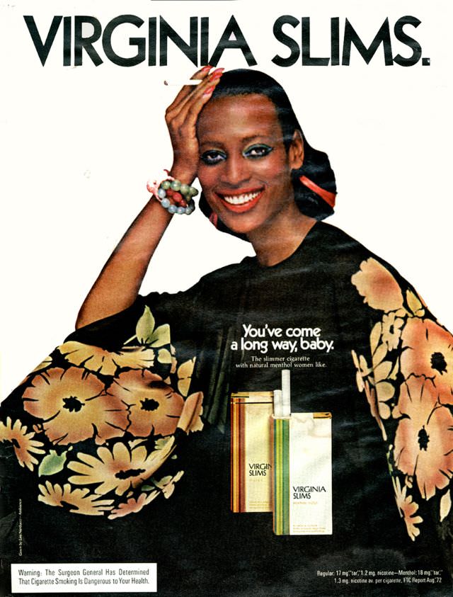 You’ve Come A Long Way, Baby: Vintage Virginia Slims Cigarette Ads from the Early 1970s Vintage Ads