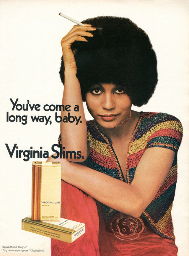 You’ve Come A Long Way, Baby: Vintage Virginia Slims Cigarette Ads from the Early 1970s Vintage Ads