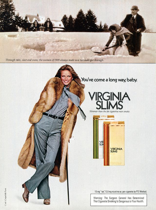 You’ve Come A Long Way, Baby: Vintage Virginia Slims Cigarette Ads from the Early 1970s Vintage Ads