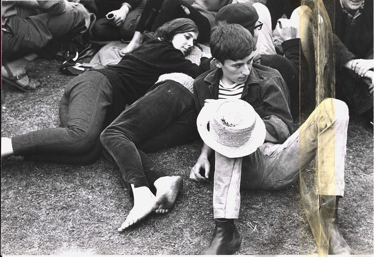 #37 Teenagers on the ground, Beaulieu Jazz Festival, 1961