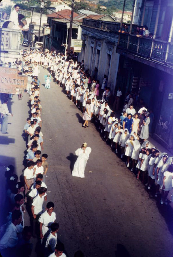 #17 Good Friday procession seen from above, Cayey