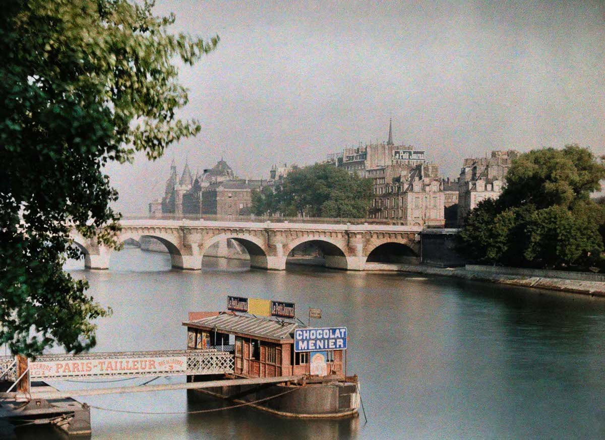 #1 A view across the Seine.
