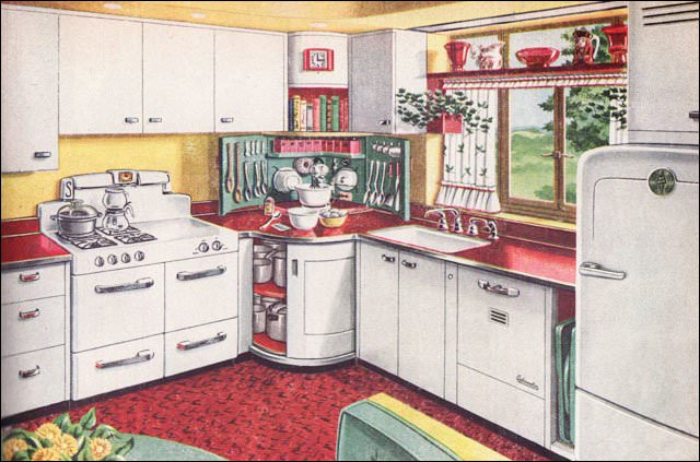 #4 1947 AGA Mixing Corner Kitchen
