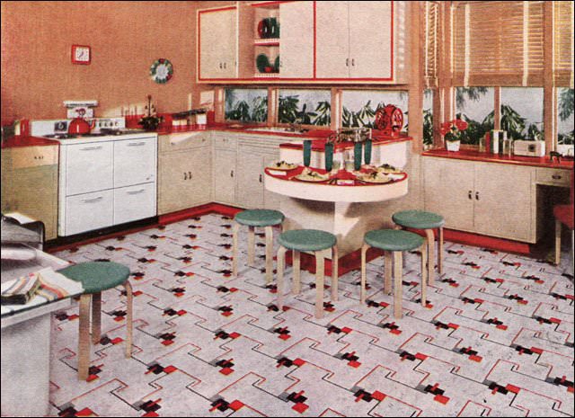 #5 1941 Nairn Linoleum Kitchen