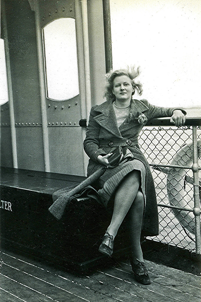 #16 Lady on a traveling ship in Denmark in 1937