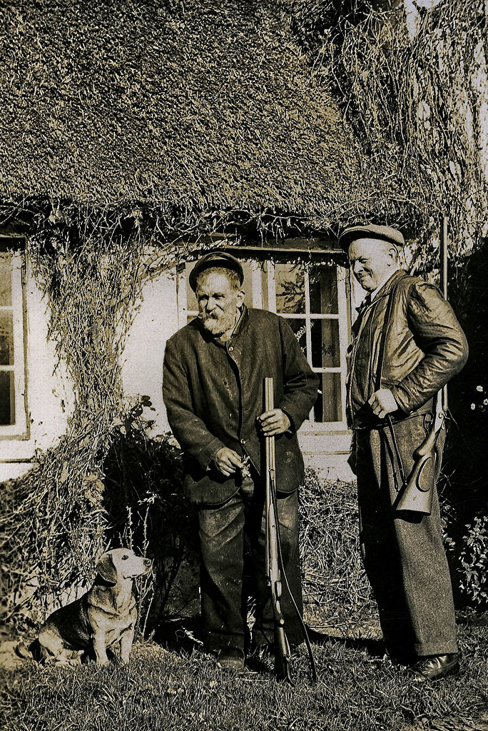 #18 Old men hunters in Denmark in 1937