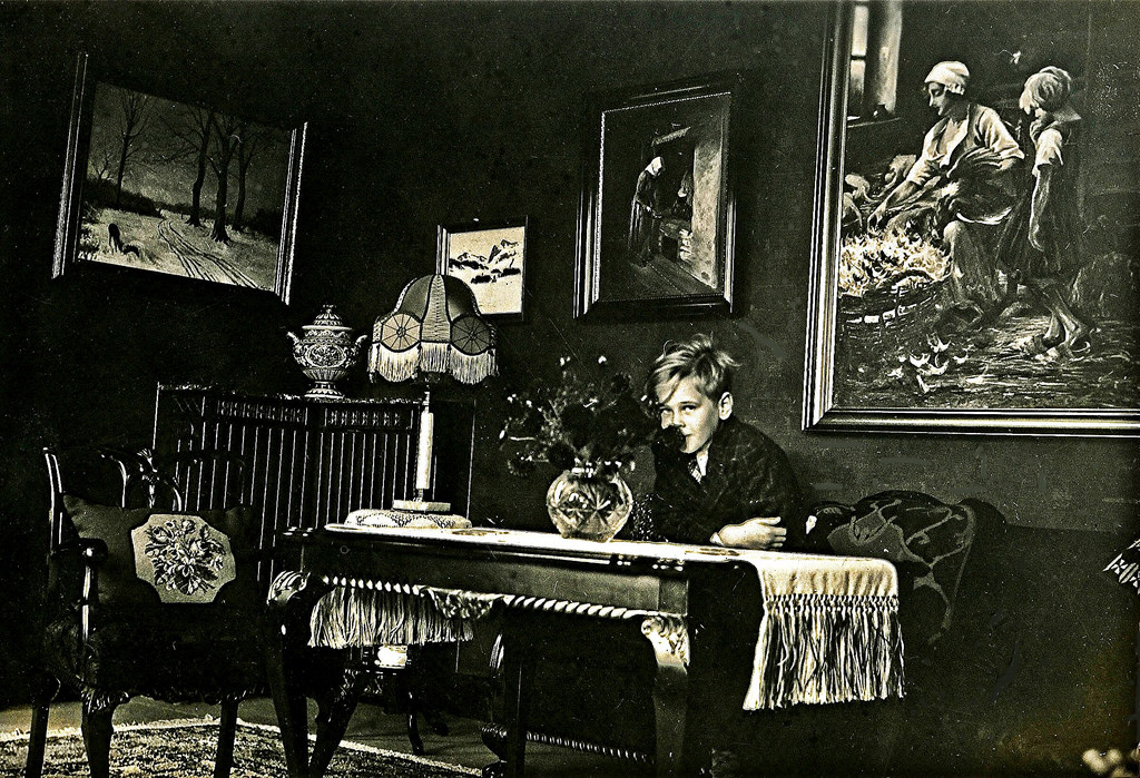 #39 Boy in his house in Copenhagen, 1937