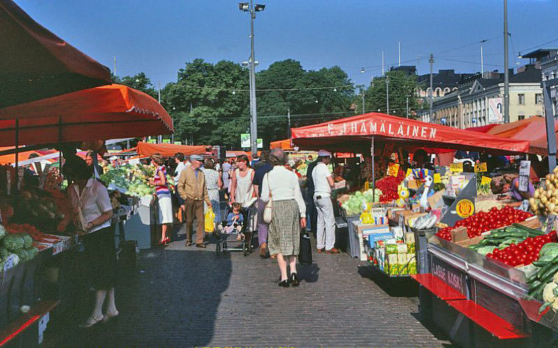 #4 Kauppatori marketplace, Helsinki, 1981