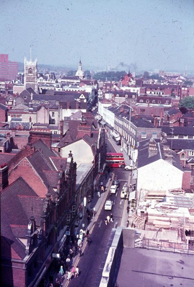 #4 A panoramic view westwards along Carr Street towards Tavern Street taken from the top of the Eastgate Development