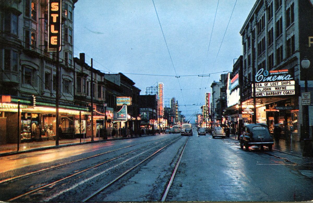 #38 Granville Street, Vancouver, 1960s