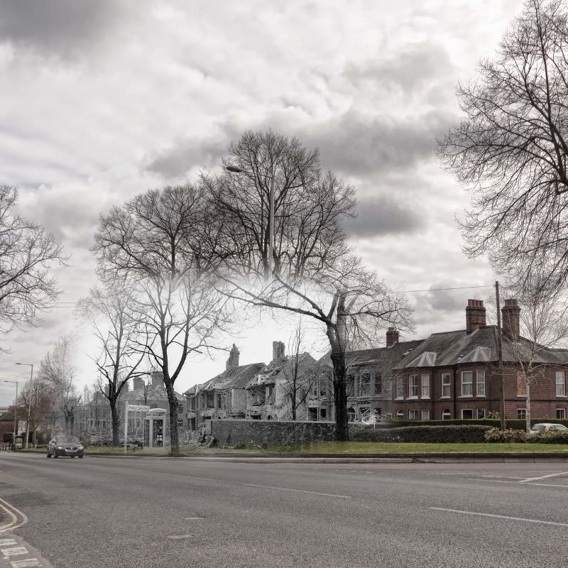 Aylsham Road, 1942 and 2012