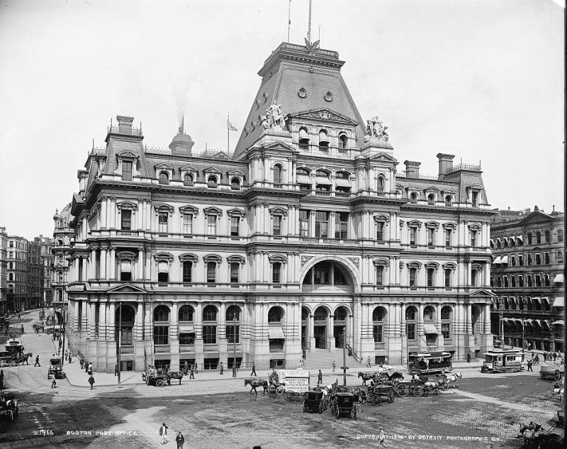 #1 Post office, Boston, Massachusetts, 1900