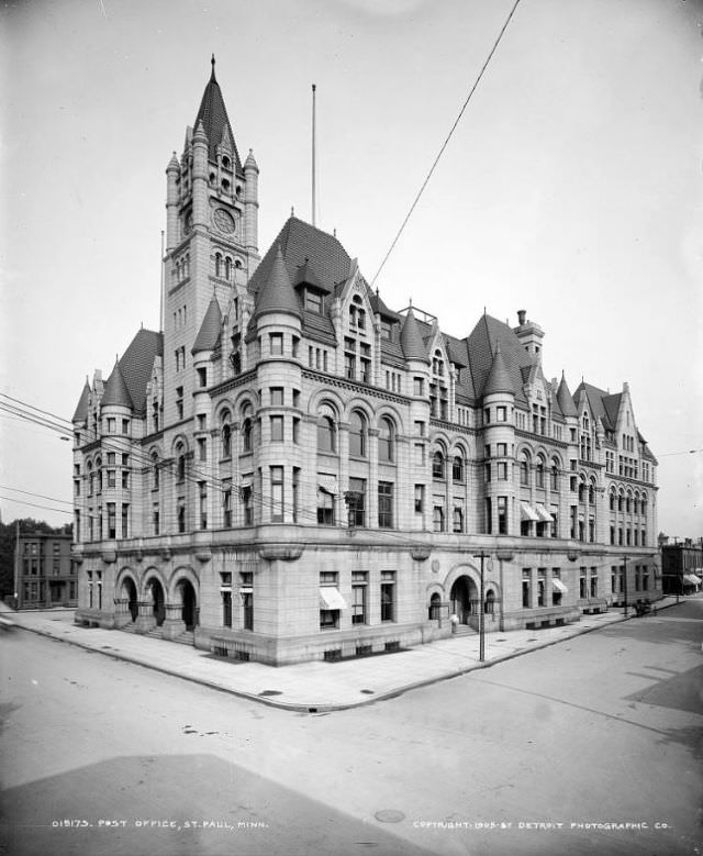 #4 St Paul, Minnesota old post office, 1905