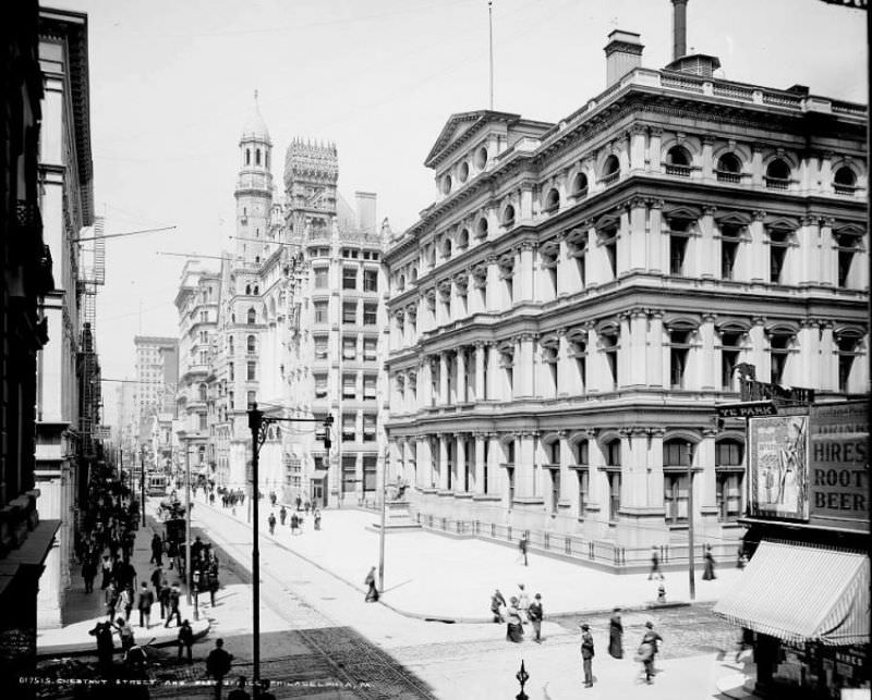 #8 Chestnut Street and post office, Philadelphia, Pennsylvania, 1900s