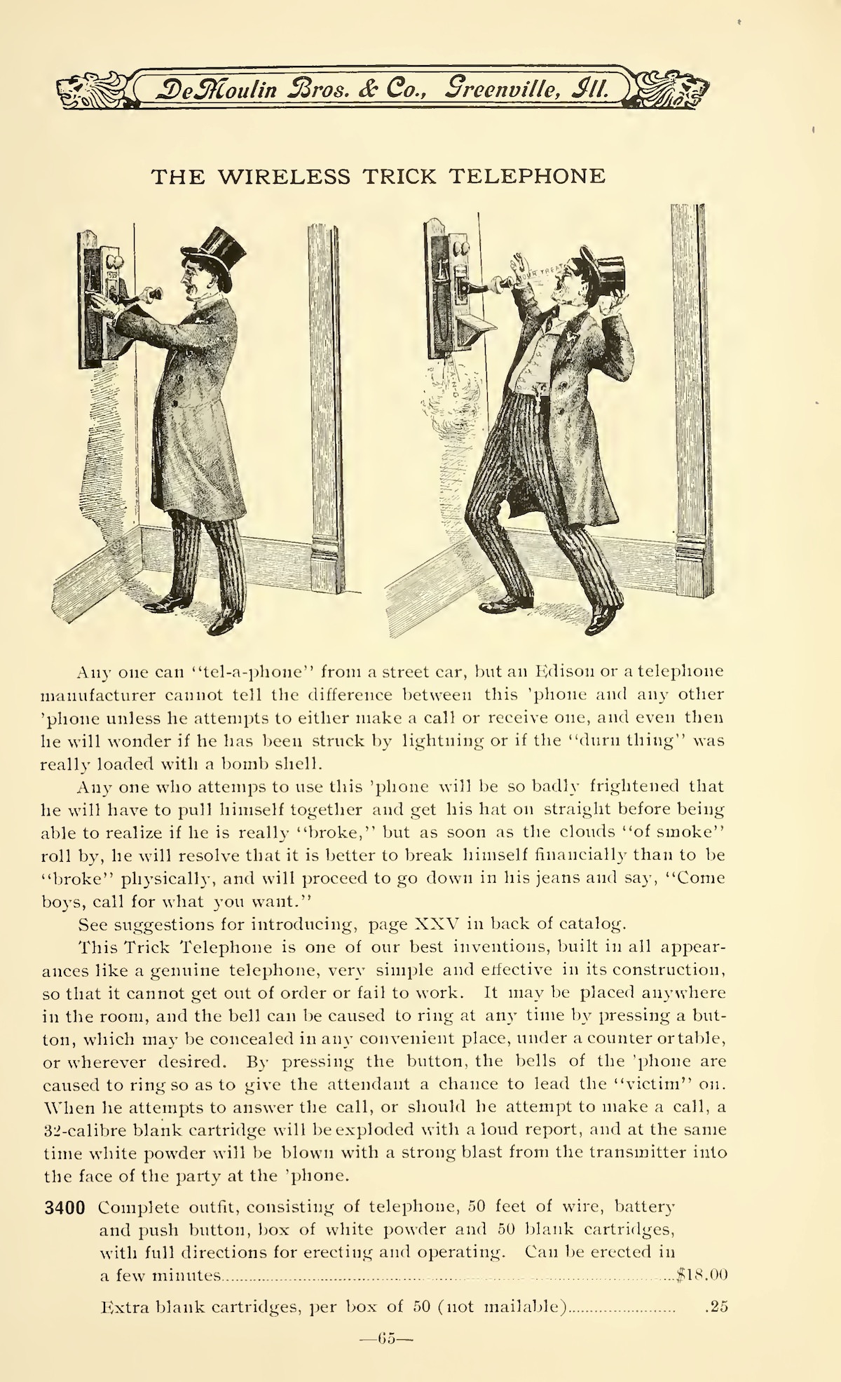 The Wireless Trick Telephone