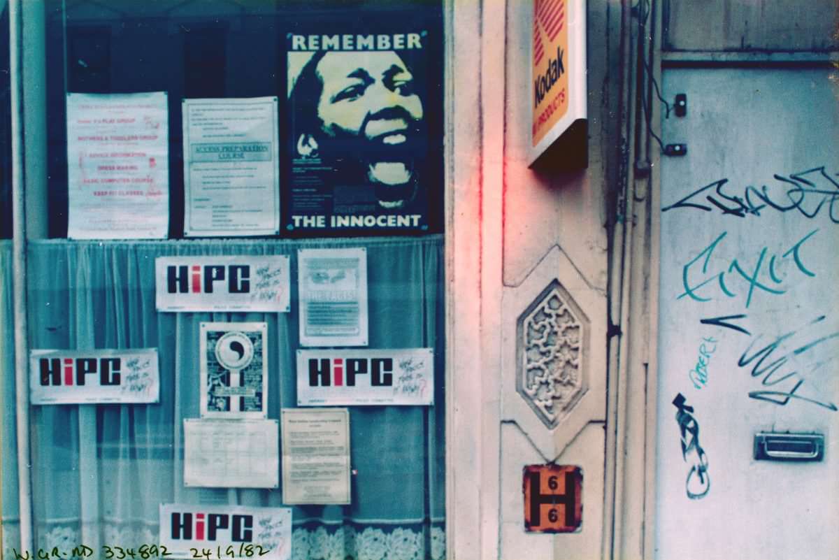 #12 HiPC, Haringey Independent Police Committee, West Green Rd, Seven Sisters, Haringey, 1989