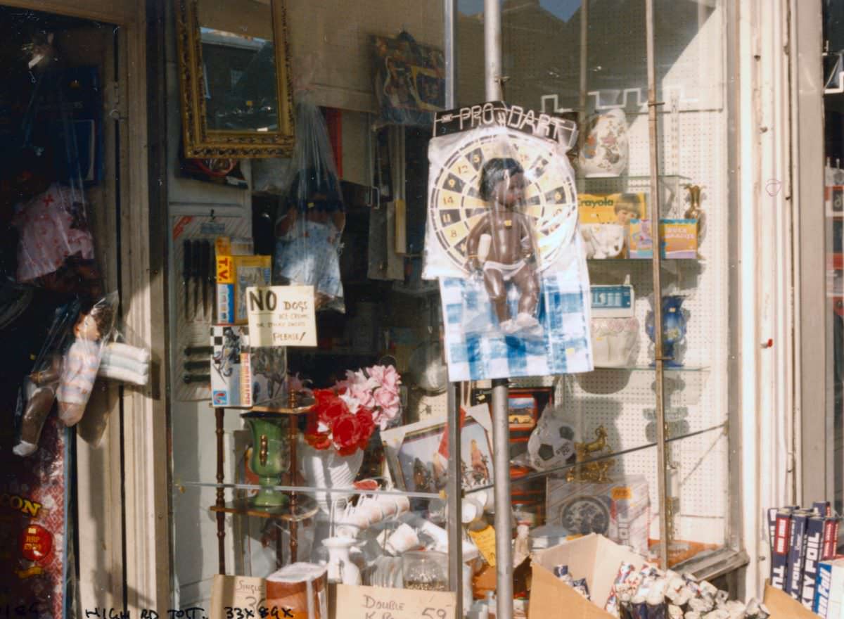 #17 Shop, High Rd, Seven Sisters, Haringey, 1989