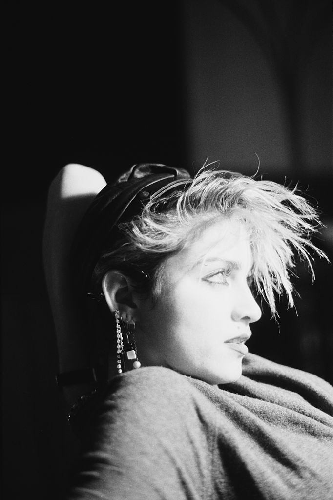 #17 Madonna in a loft on Canal Street, New York City, December 1982.