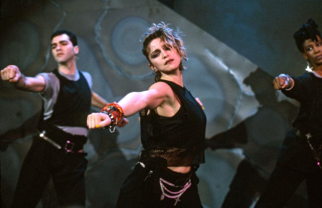 #27 Madonna on stage in Munich in 1984