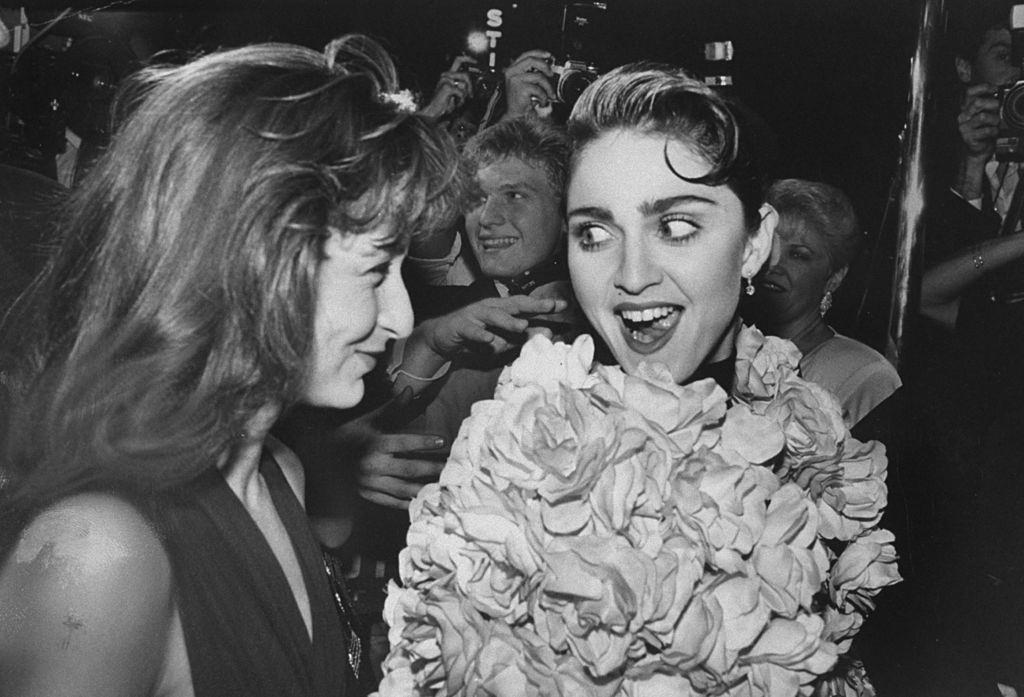 #74 Madonna with Jennifer Grey, 1988.