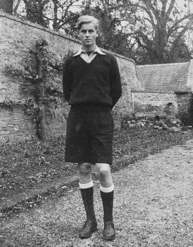 #29 Prince Philip at Gordonstoun, 1939.