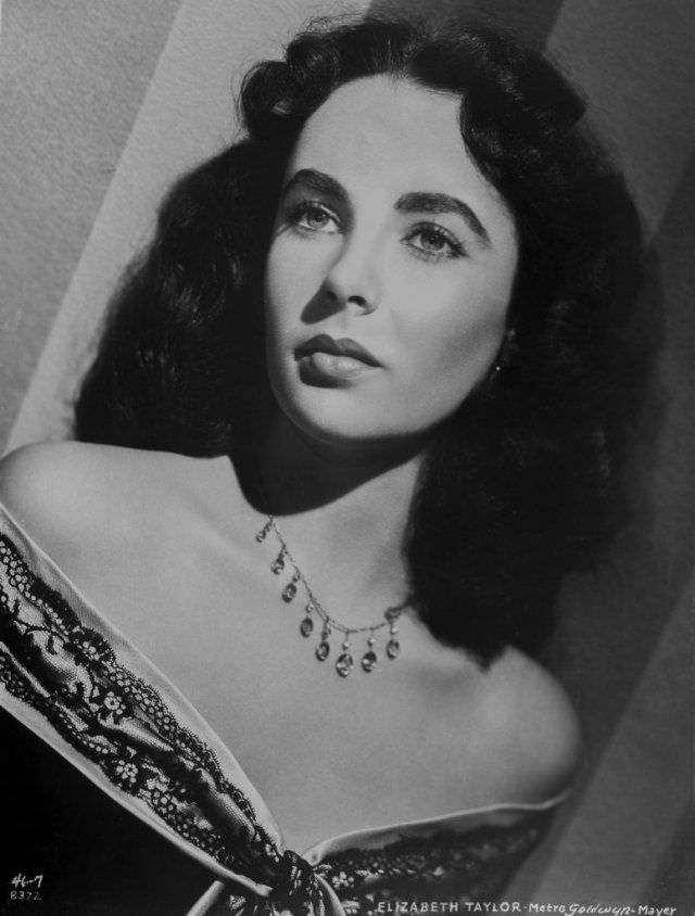 16-Year-Old Elizabeth Taylor during the Filming of ‘Julia Misbehaves’, 1948 Movies