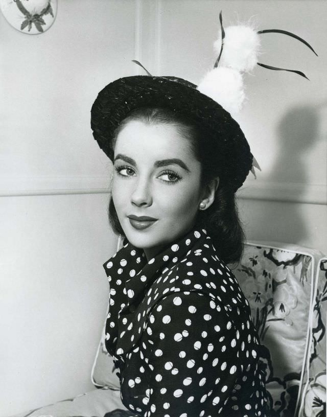 16-Year-Old Elizabeth Taylor during the Filming of ‘Julia Misbehaves’, 1948 Movies