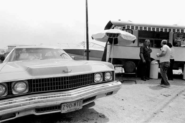 #19 Hot dog stand, a hazy, hot summer day on Long Island