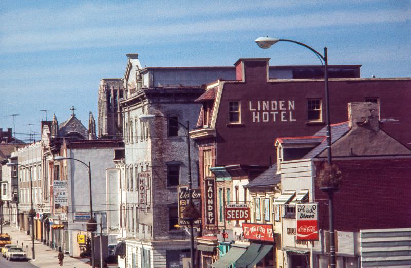 #15 Looking north at the east side of North 7th Street