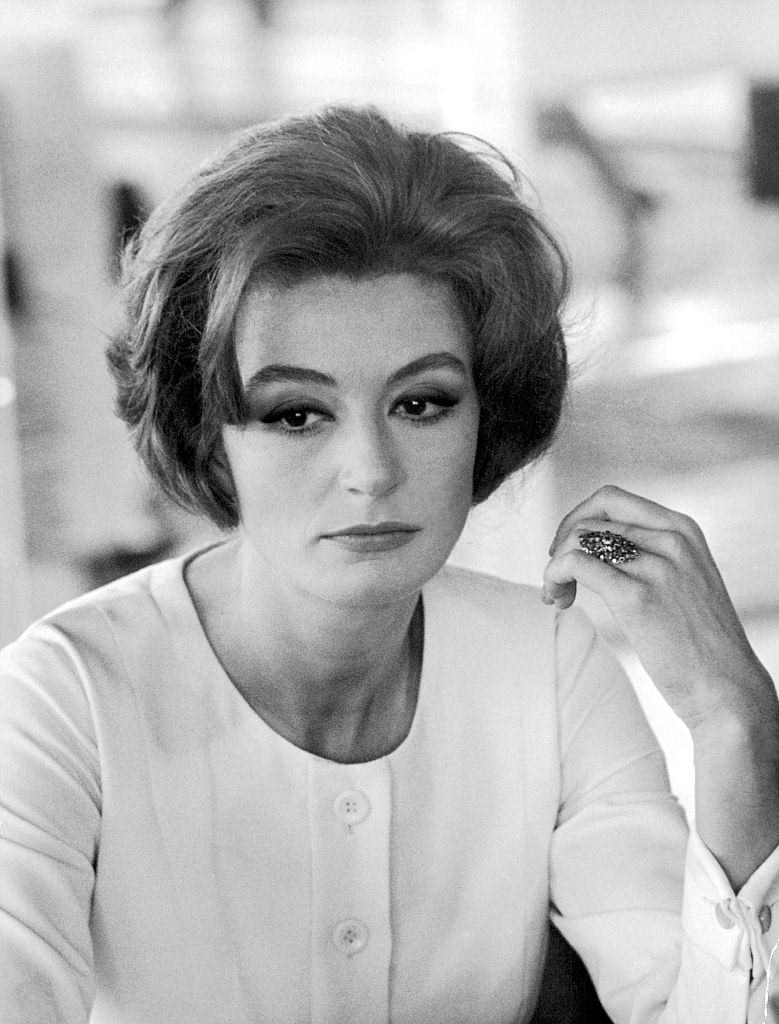 #11 French actress Anouk Aimée, 1980s.