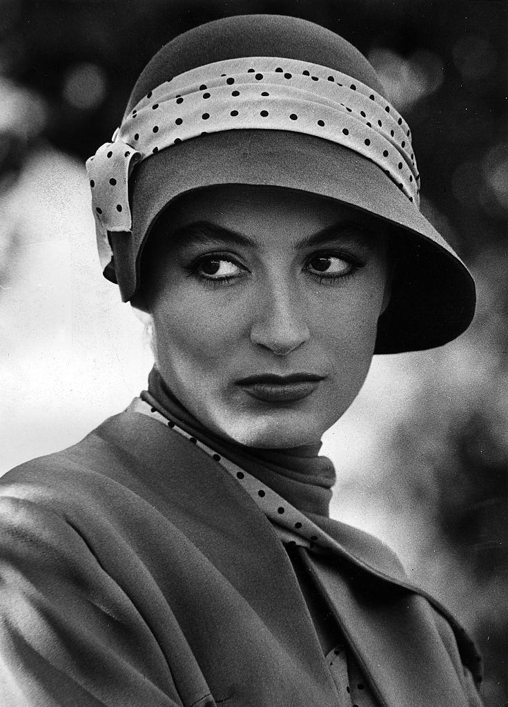 #24 Anouk Aimée wearing a hat, 1960s.