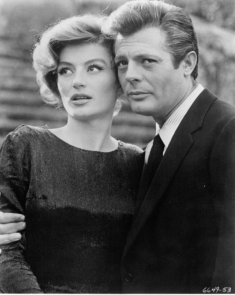 #25 Anouk Aimee And Marcello Mastroianni in ‘La Dolce Vita’, 1960.