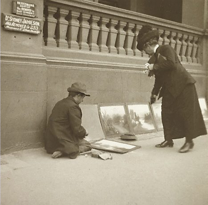 #25 Pavement artist, 1914