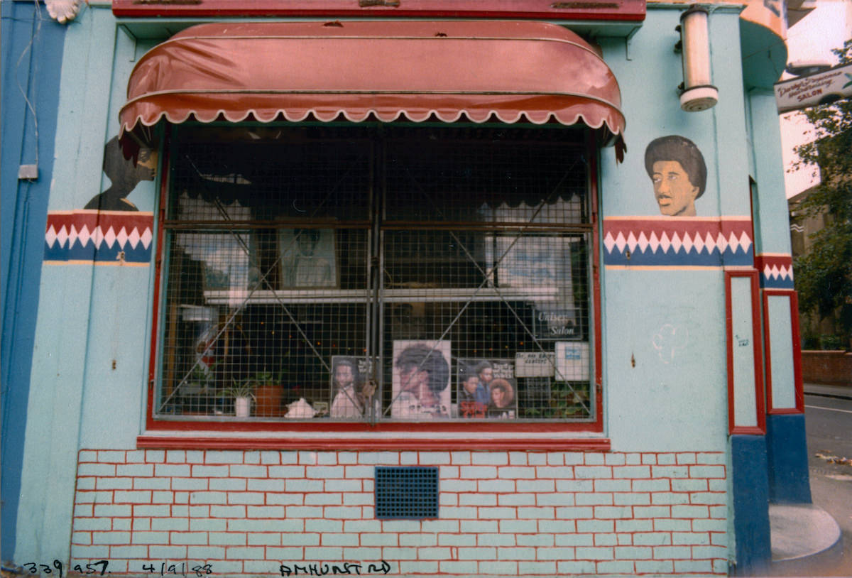 #20 Darby’s Tropicana, Hairdressers, Amherst Road, Farleigh Road, Hackney, 1988