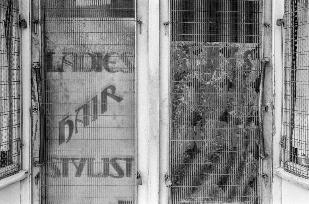 #4 The Ideal Hairdresser, Commercial Road, Limehouse, London 1986