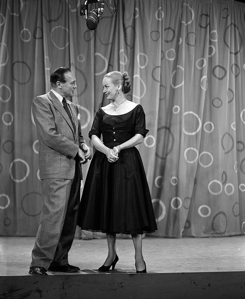#24 Faye Emerson with Jack Benny, 1951.