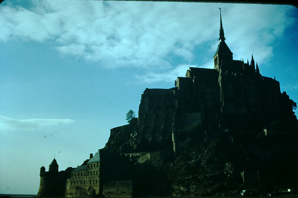 #12 Mont St Michel, France, 1954