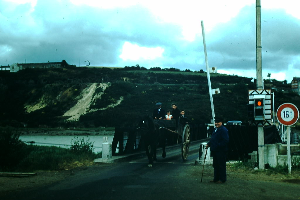 #29 Crossing Vilaine River at la Roche Bernard, Brittany, France, 1954