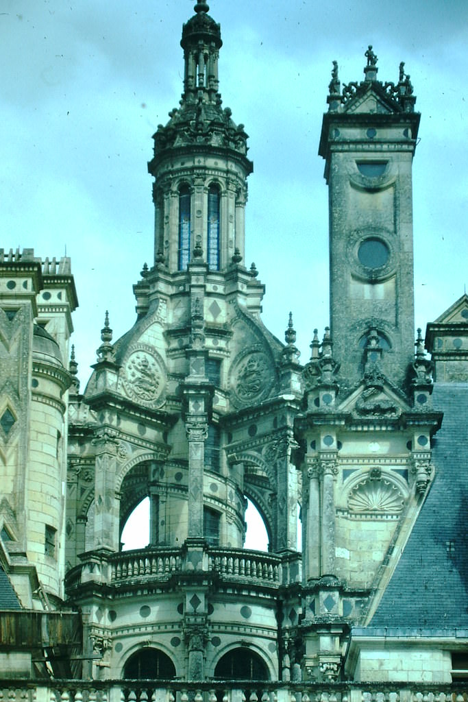 #41 Chambord- Chateau of the Loire, France, 1954