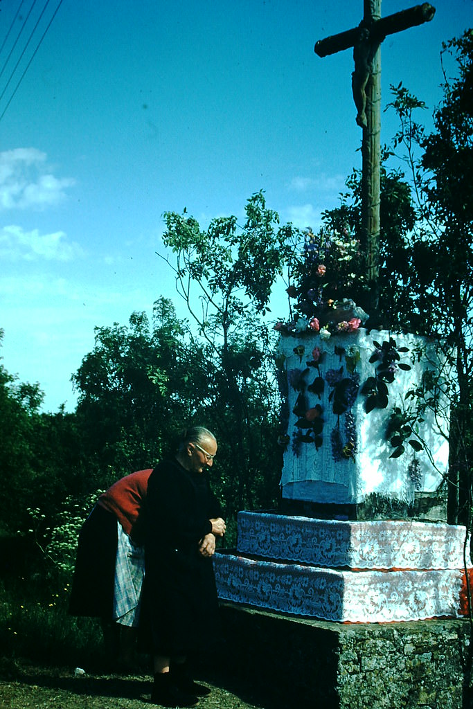 #46 Wayside Shrine Near Nantes, France, 1954
