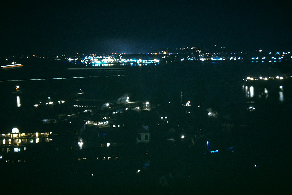 #22 Harbour by Night, Hong Kong, 1952