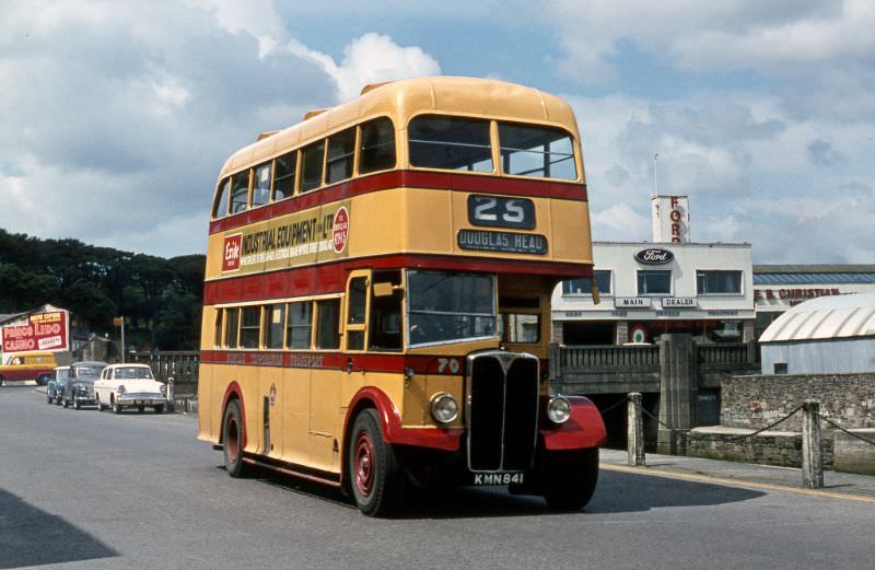 #10 Douglas CT Regent No.70 by the Inner Harbour, 28 June 1971