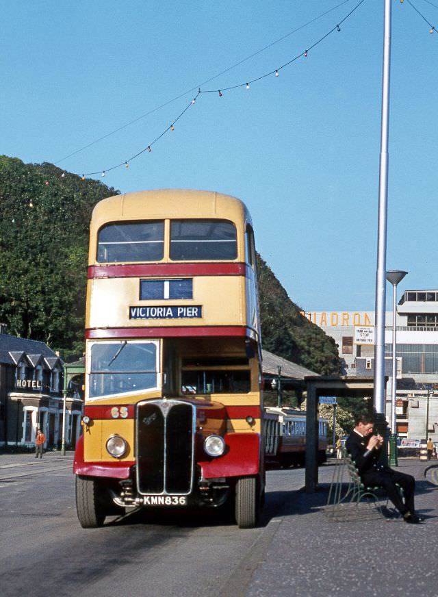 #13 Douglas Regent No.65 at Derby Castle, 1 July 1971