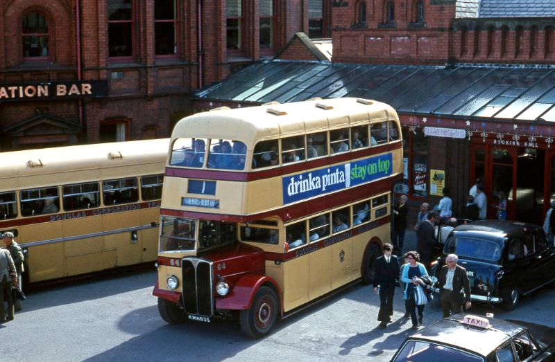 #8 Douglas CT Regent No.64 at Railway Station, 29 June 1971