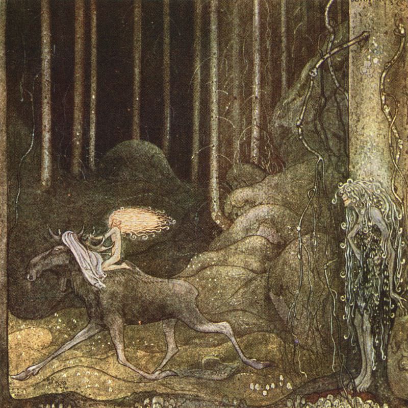 Leap the Elk and Little Princess Cottongrass, 1913